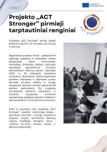 Act stronger press release: events in Cyprus