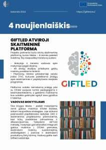 Giftled project’s 4th newsletter
